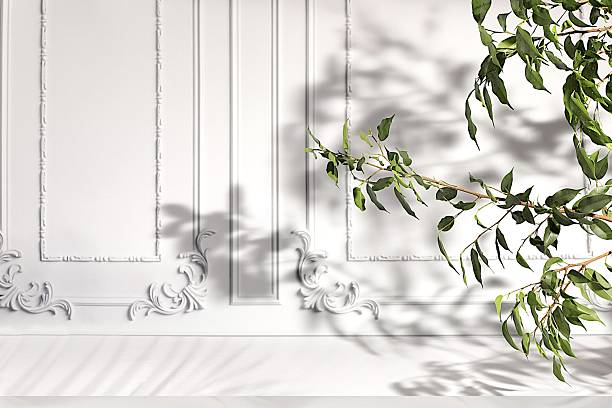 Textural Layering in an All-White Bedroom